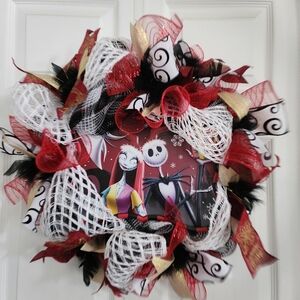 Inspire on Nightmare before Christmas wreath